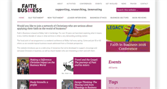 Desktop Screenshot of faith-in-business.org